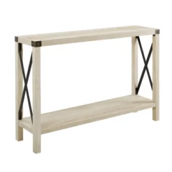 Sophie Rustic Industrial X Frame Entry Table - Saracina Home -Saracina Home GUEST d727ce8b 339b 4d6d 9bc1 4b2e3bc736a9