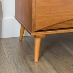 Mid-Century Modern Contoured 5 Drawer Chest Of Drawers - Saracina Home -Saracina Home GUEST d75de896 1437 431e bdef 941df8b51ffb