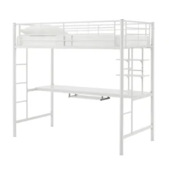 Full Analise Metal Loft Bed With Wood Desk - Saracina Home -Saracina Home GUEST daf2aab1 9f74 4f3f 9956 296ec33cccb9