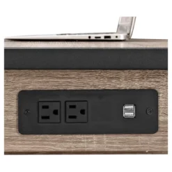 60" Industrial Transitional Tech Desk With USB - Saracina Home -Saracina Home GUEST dafb610c 7c51 4666 bc1f 776320eeea76