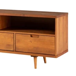 Cara Mid-Century Modern 3 Drawer TV Stand For TVs Up To 65" - Saracina Home -Saracina Home GUEST dca4b737 87bc 4171 8896 516227b5b85f