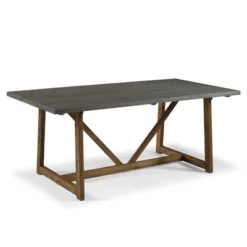 72" Solid Wood Trestle Dining Table - Saracina Home -Saracina Home GUEST e009fb80 74dc 4989 8541 d1747c2fd4f2