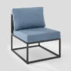 Outdoor Modern Modular Patio Side Chair Blue - Saracina Home -Saracina Home GUEST e2d176e8 38b6 4cda a600 813412a4248e