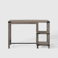 Rustic Farmhouse Metal X Kitchen Island With Shelves - Saracina Home -Saracina Home GUEST e8358ea3 7322 44c5 9016 a981a11b4f13