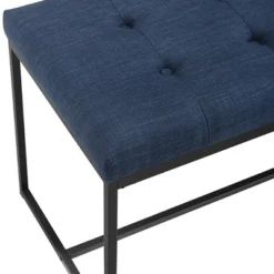 48" Upholstered Bench With Metal Base - Saracina Home 14 48" Upholstered Bench With Metal Base - Saracina Home -Saracina Home GUEST e86736d5 1eb4 4a4f b5b4 fc8a21b2bb9a