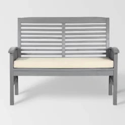 Ravenscroft Modern Boho Acacia Wood Slatted Outdoor Loveseat With Cushion - Saracina Home 19 Ravenscroft Modern Boho Acacia Wood Slatted Outdoor Loveseat With Cushion - Saracina Home -Saracina Home GUEST e8cae2b6 a243 4f46 9e8c 5dc07e09595b