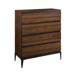 Theo Urban Modern Plank 4 Drawer Dresser - Saracina Home -Saracina Home GUEST ec529737 41e6 4608 afbb 64512ec84dae