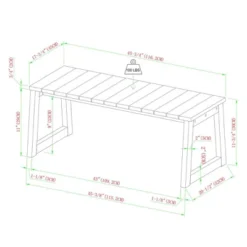 Saracina Home Acacia Slatted Rectangular Patio Coffee Table -Saracina Home GUEST ed91ea5c ca81 494f bedc f89114c47be4