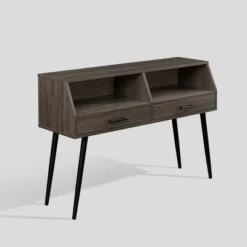 Modern 2 Drawer Angled Console Table - Saracina Home -Saracina Home GUEST f261d595 c316 4045 add6 ee02aa6f6c2d