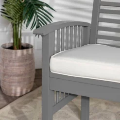 Ravenscroft Modern Boho Acacia Wood Slatted Outdoor Loveseat With Cushion - Saracina Home 23 Ravenscroft Modern Boho Acacia Wood Slatted Outdoor Loveseat With Cushion - Saracina Home -Saracina Home GUEST f46be8ab a007 4035 83b9 ae5457706df9