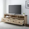 4 Drawer Farmhouse TV Stand For TVs Up To 80" - Saracina Home -Saracina Home GUEST fc53e969 d6ad 444b a168 c43343c57c50