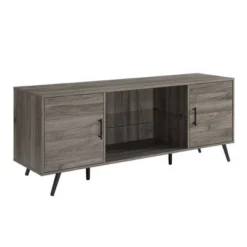 2 Door Mid-Century Modern Wood Storage TV Stand For TVs Up To 65" - Saracina Home 28 2 Door Mid-Century Modern Wood Storage TV Stand For TVs Up To 65" - Saracina Home -Saracina Home GUEST fdbaa559 01a2 420c b9f9 1eddb90512df